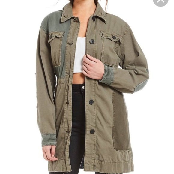 Free People Jackets & Blazers - ❤️HP❤️Free People Apollo Army Jacket NWT Small